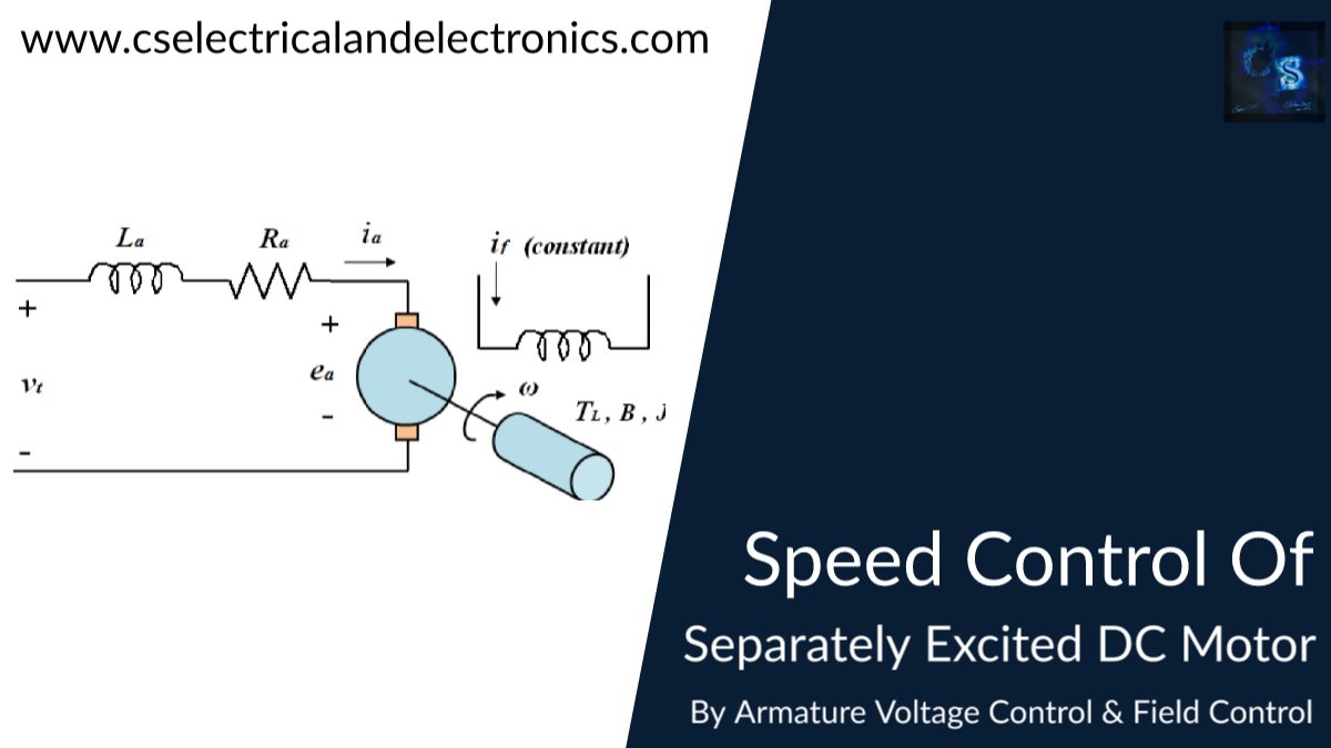 speed Control Of separately excited dc motor by Armature Voltage Control and field control