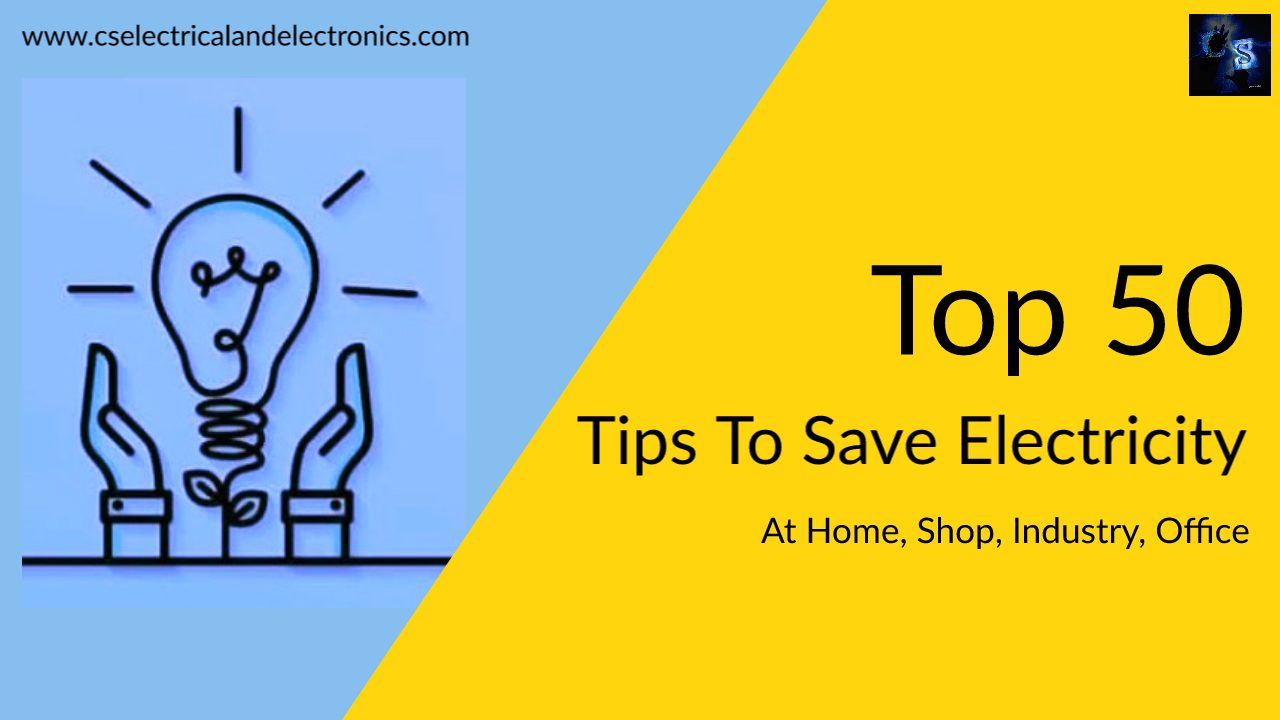 tips to save electricity
