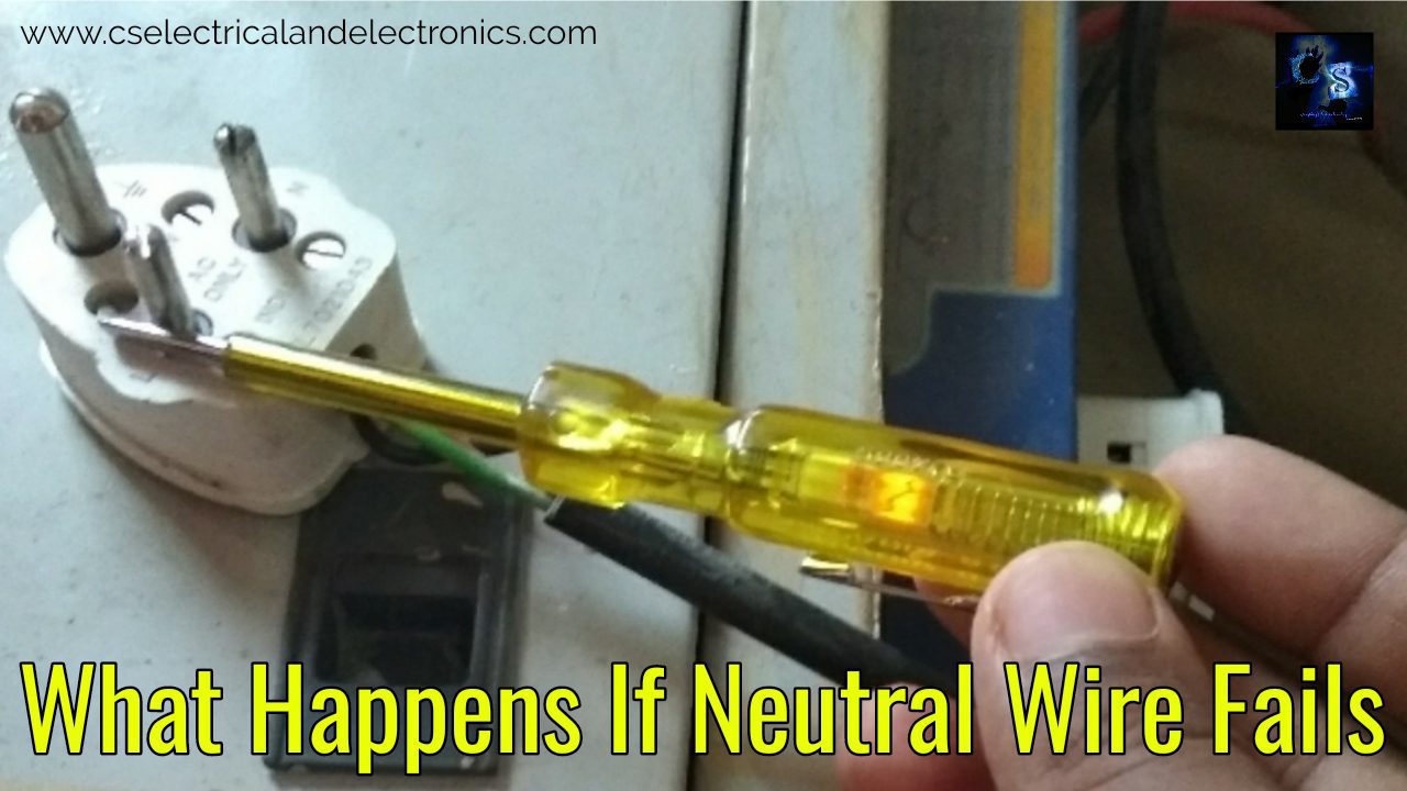 What Happens If Neutral Wire Fails, Will Appliances works