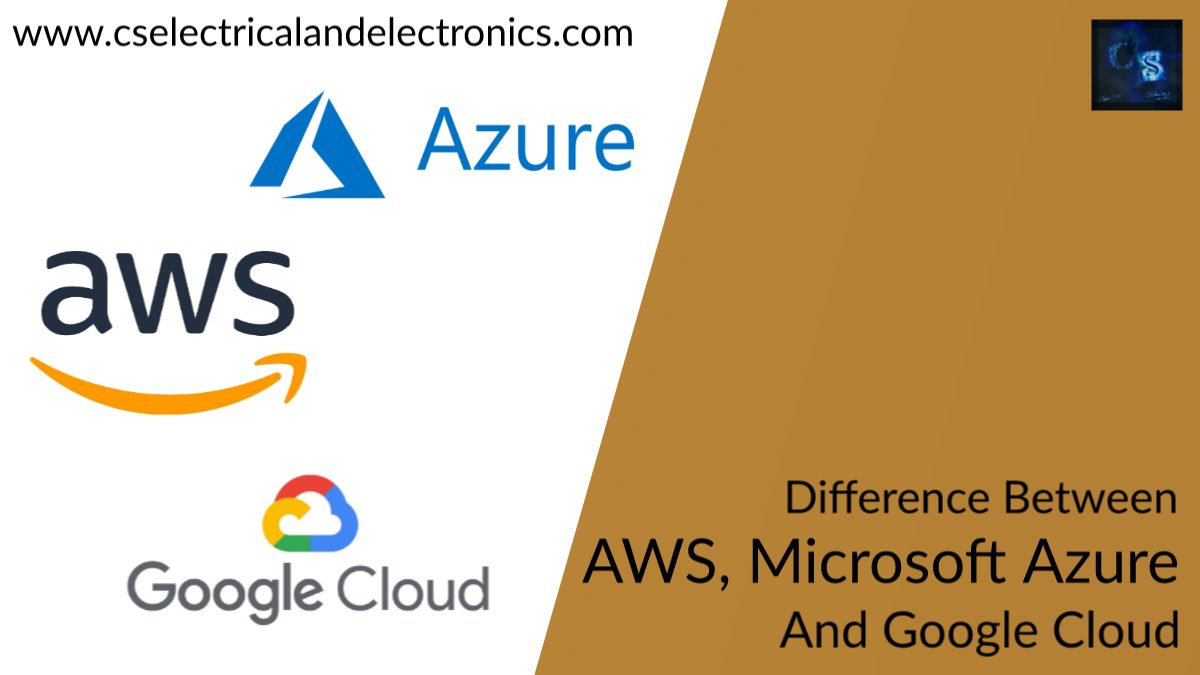 Difference Between AWS, Microsoft Azure, And Google Cloud