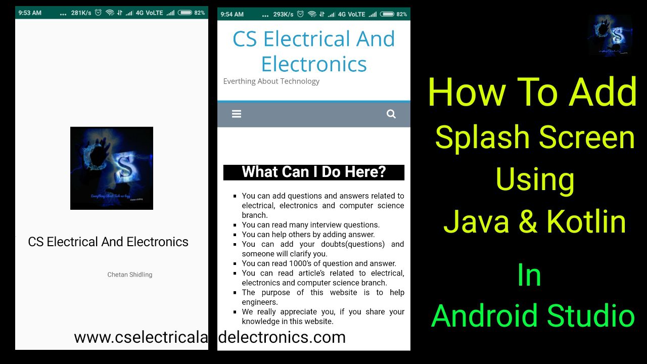 How To Add A Splash Screen In-App Using Java And Kotlin In Studio