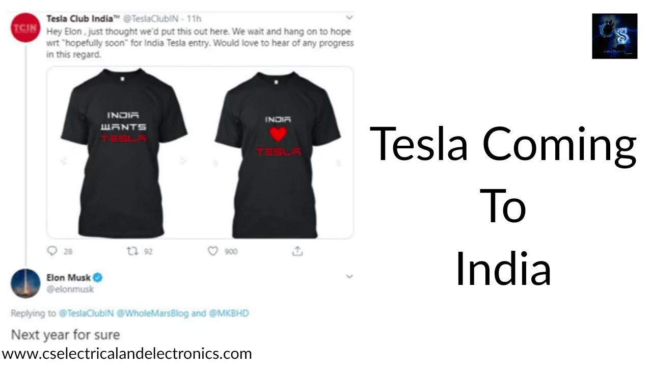 Tesla Coming To India Next Year, Elon Musk Did Tweet In Twitter