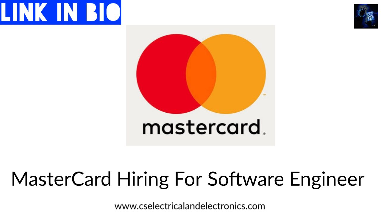 MasterCard hiring for software engineer