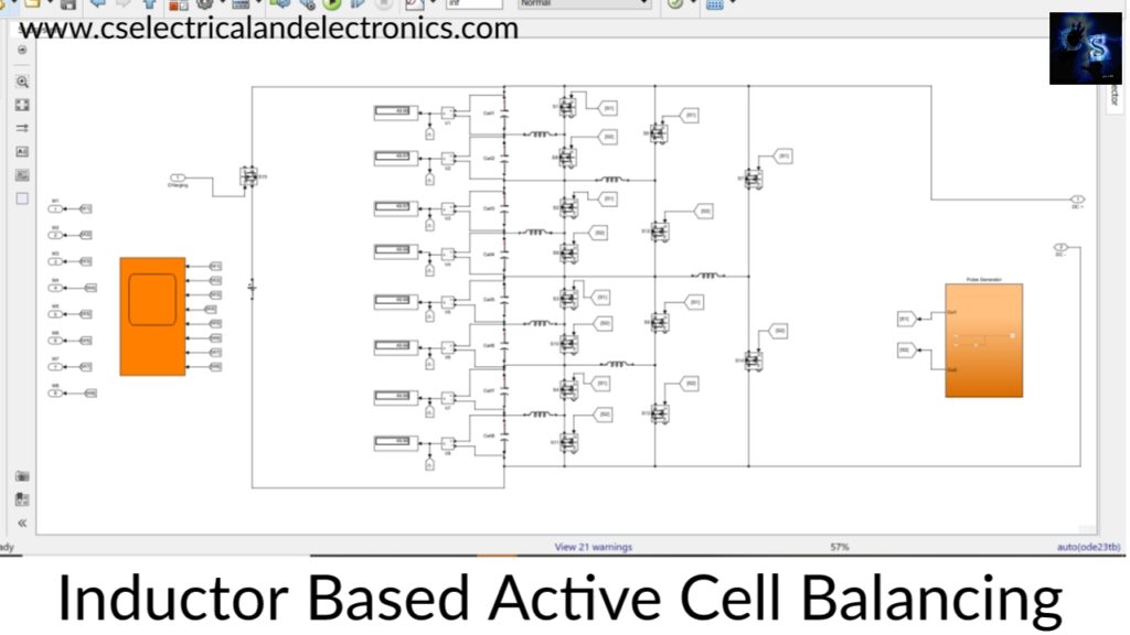 Inductor Based 8 Cells (Capacitor) Active Cell Balancing For Electric Vehicle