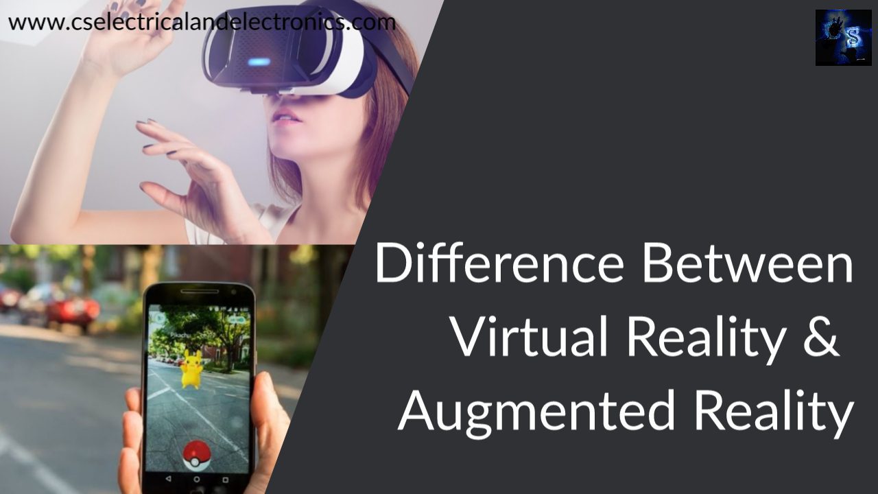 Difference BetweenVirtual Reality & Augmented Reality