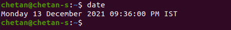 date command in Linux