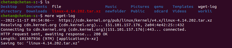 more file command in linux