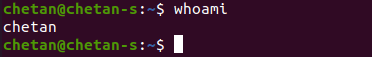 whoiam command in Linux