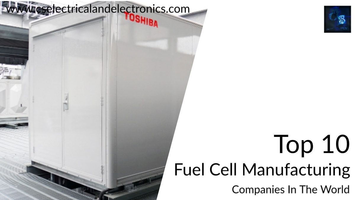 fuel cell manufacturing companies in the world