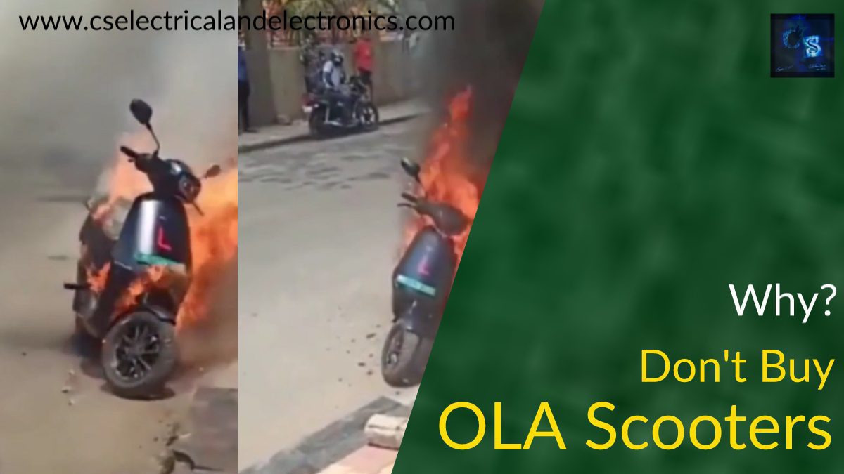 Don’t Use OLA Scooters, Batteries Are Not Installed Properly