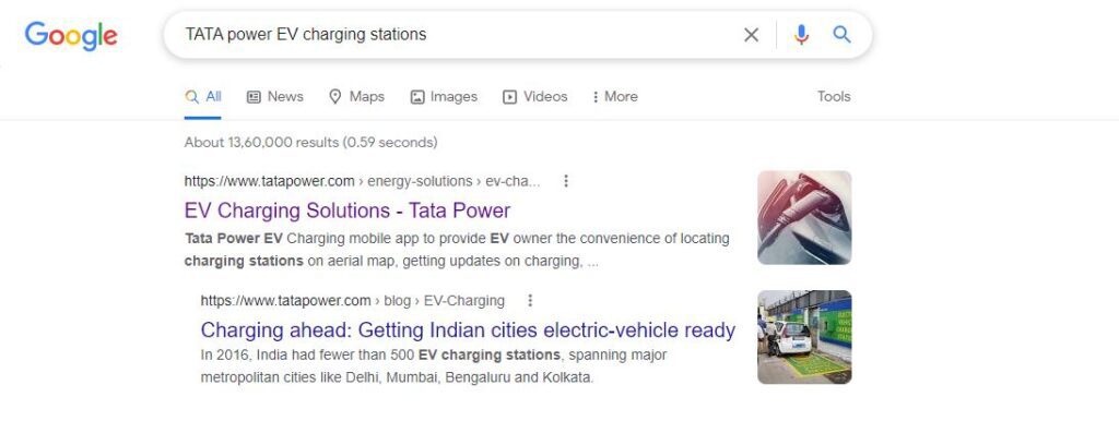 TATA power EV charging stations