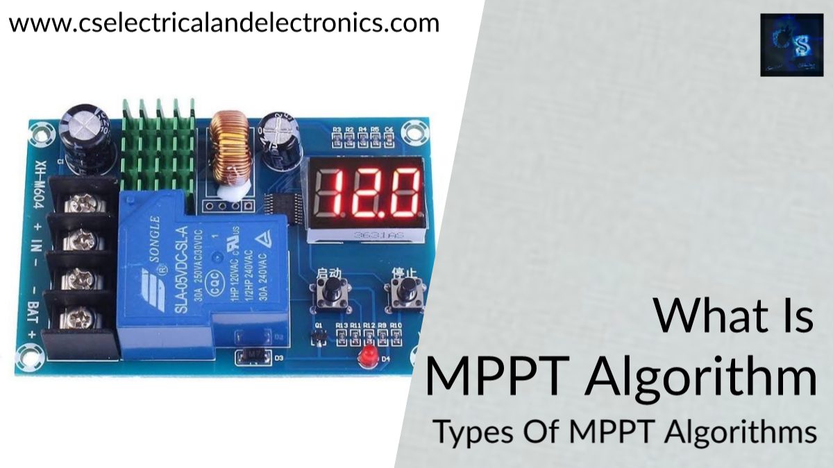 what is MPPT Algorithm