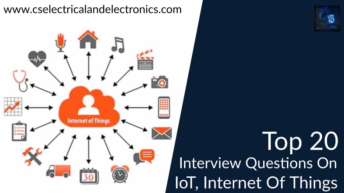 Top 20 Interview Questions On IoT, Internet Of Things