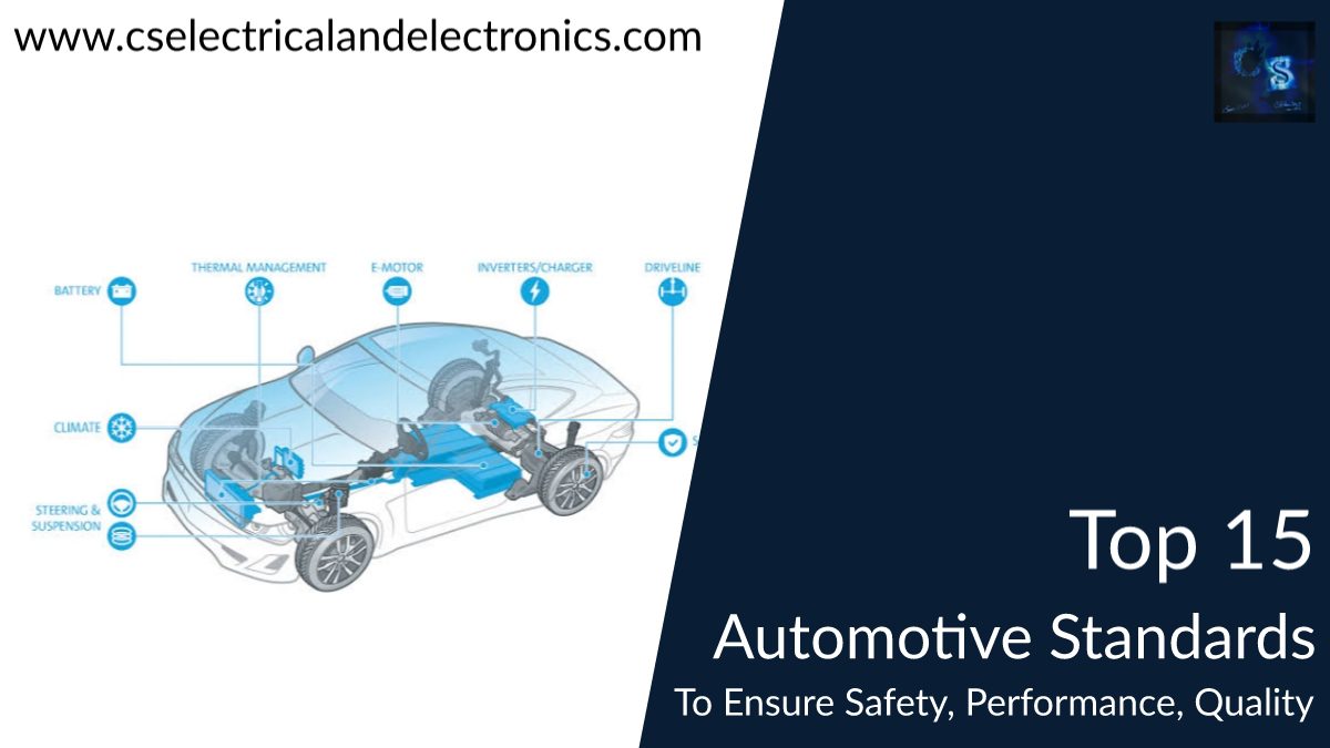top 15 automotive Standards