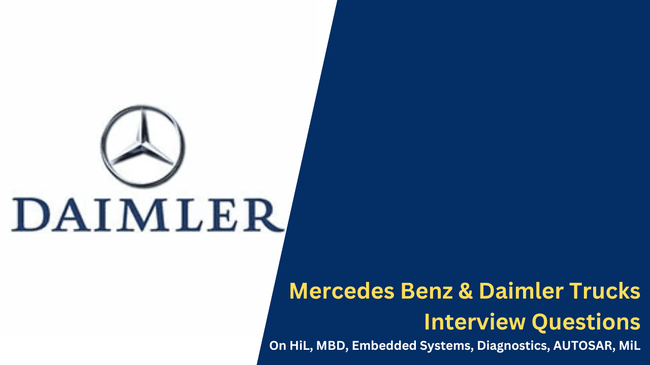 Mercedes Benz And Daimler Trucks Interview Questions
