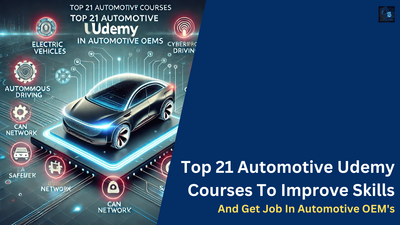 Top 21 Automotive Udemy Courses To Improve Skills And Get Job In Automotive OEM’s