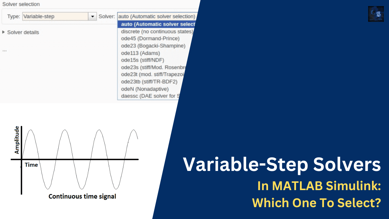 Variable-Step Solvers In MATLAB Simulink: Which One To Select