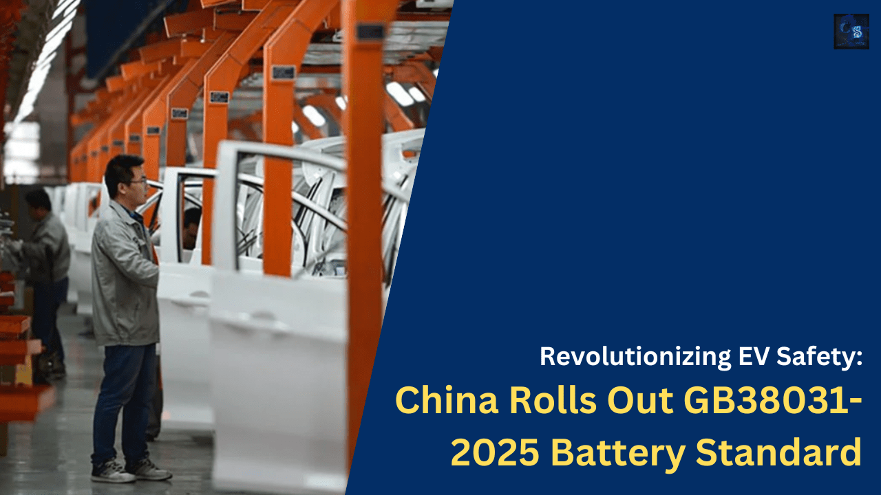 Revolutionizing EV Safety: China Rolls Out GB38031-2025 Battery Standard