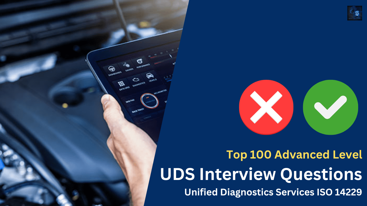 Top 100 Advanced Level UDS Interview Questions, Unified Diagnostic Services ISO14229