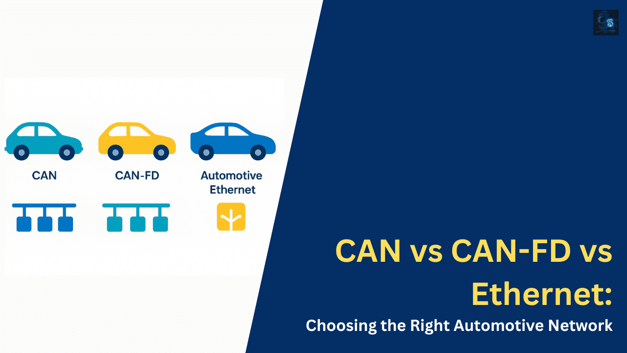 CAN vs CAN-FD vs Ethernet: Choosing the Right Automotive Network