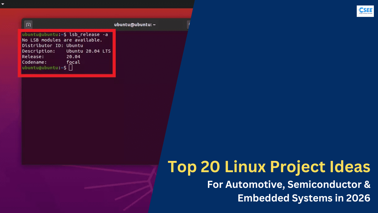 Top 20 Linux Project Ideas For Automotive, Semiconductor & Embedded Systems in 2026