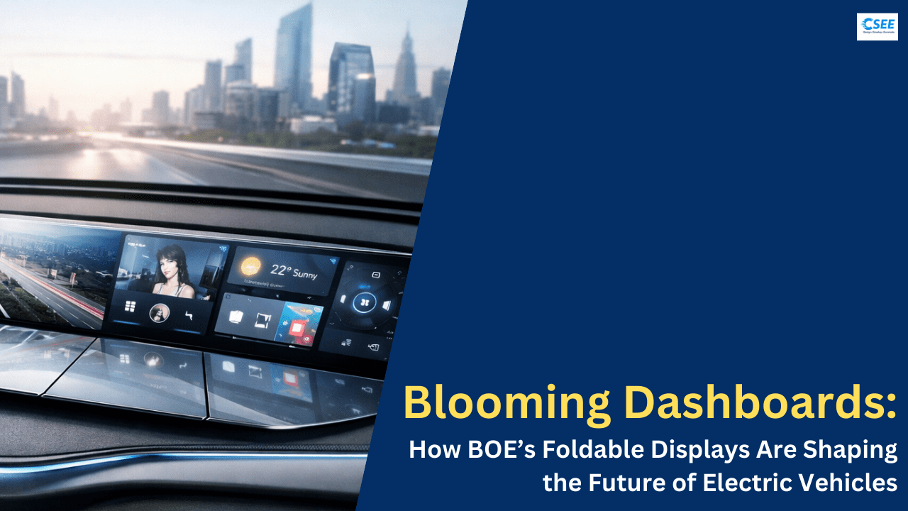 Blooming Dashboards: How BOE’s Foldable Displays Are Shaping the Future of Electric Vehicles