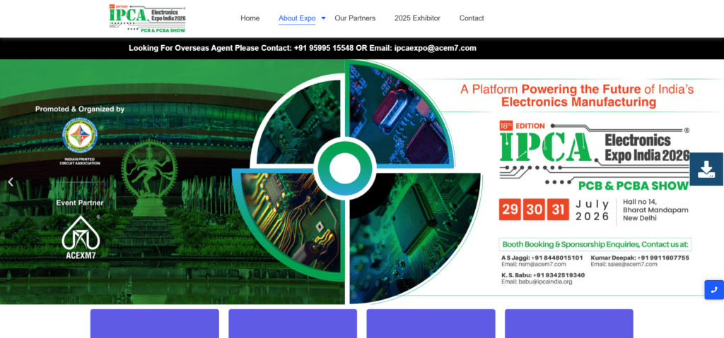 IPCA Electronics Expo 2026 — New Delhi