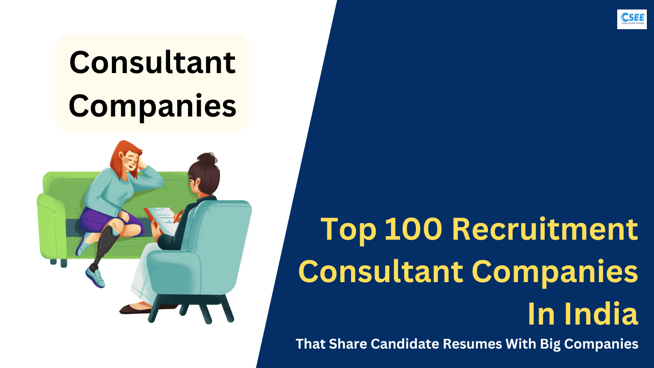 Top 100 Recruitment Consultant Companies In India That Share Candidate Resumes With Big Companies