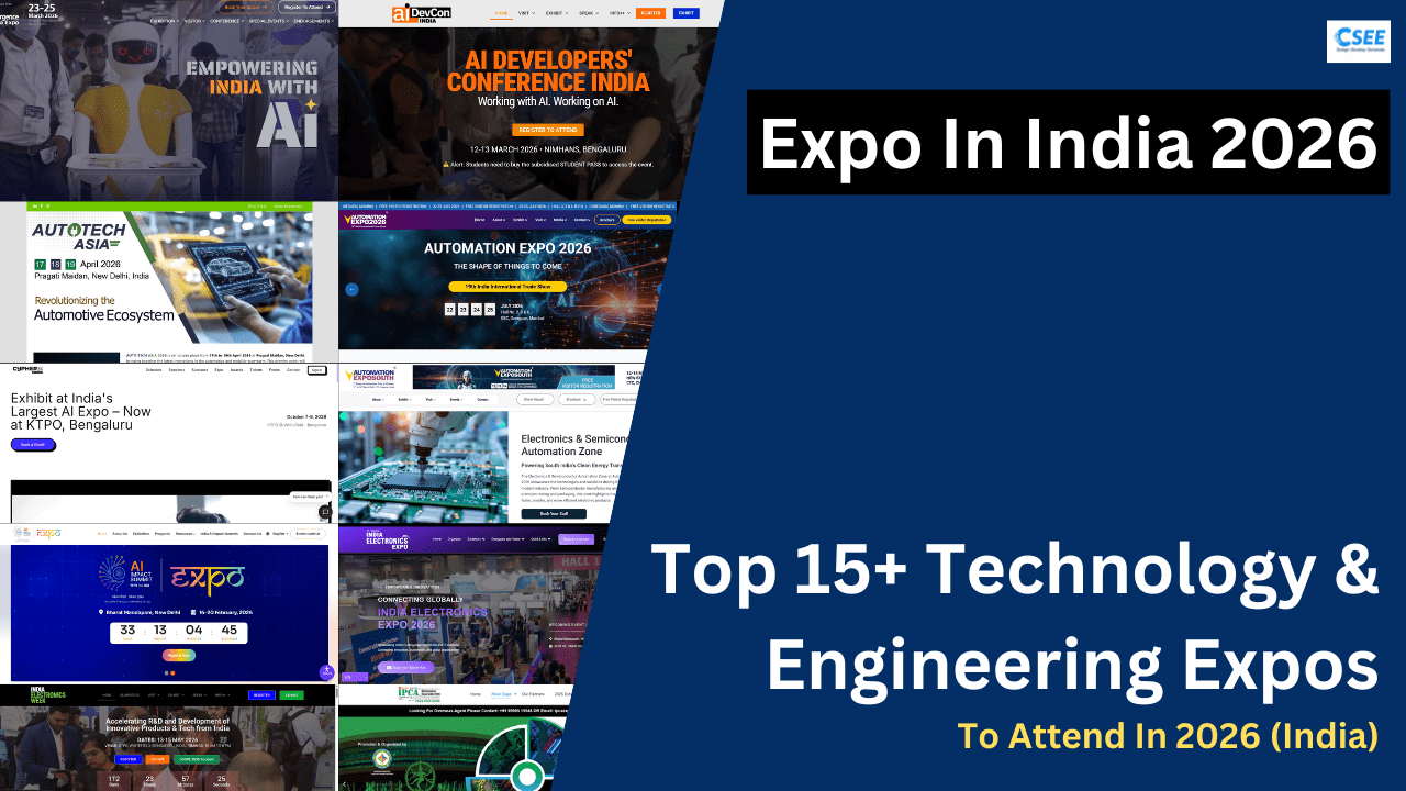 Top 15+ Technology & Engineering Expos To Attend In 2026 (India)