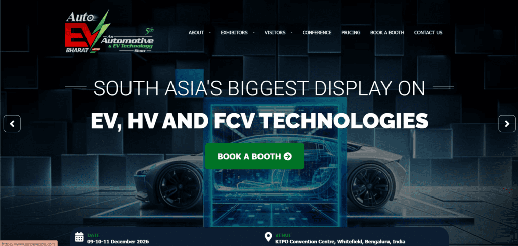 Auto EV Bharat 2026 — Bengaluru