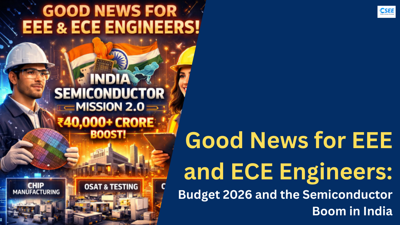 Good News for EEE and ECE Engineers: Budget 2026 and the Semiconductor Boom in India