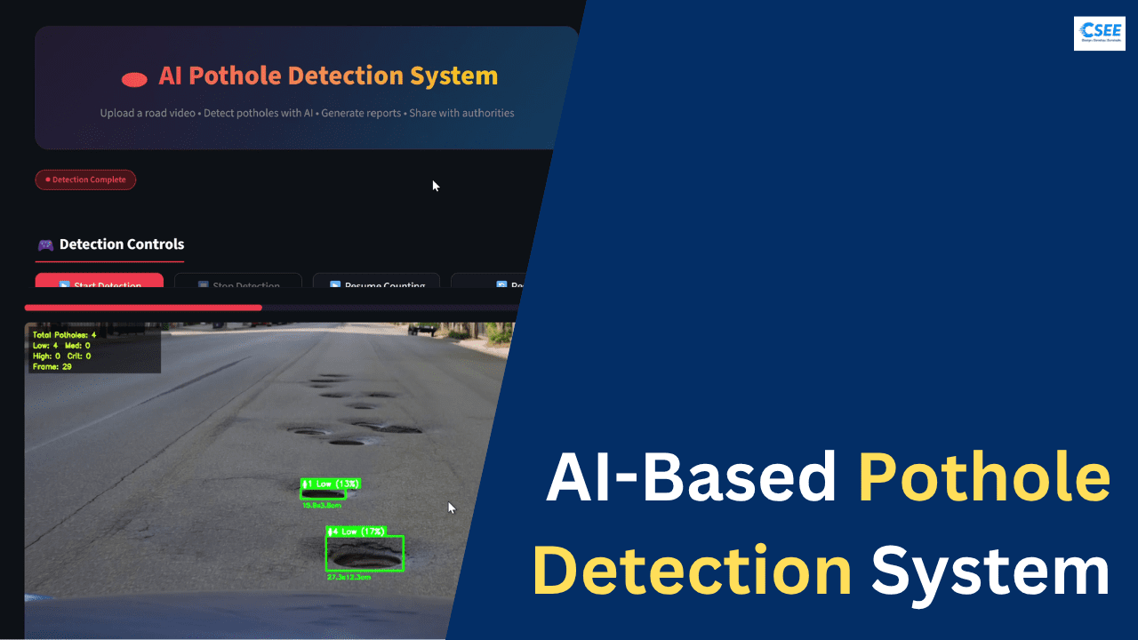 AI-Based Pothole Detection System