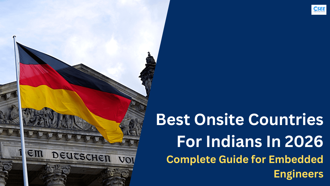 Best Onsite Countries For Indians In 2026 – Complete Guide for Embedded Engineers