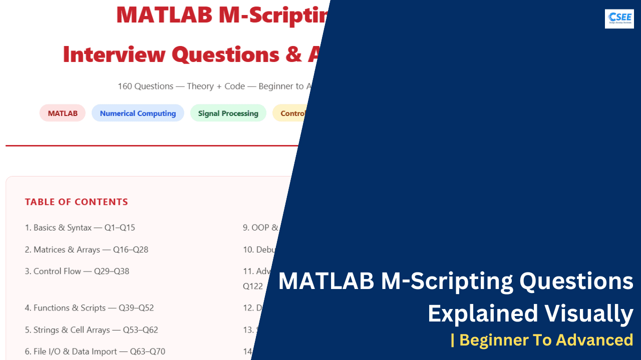 MATLAB M-Scripting Questions Explained Visually Beginner To Advanced