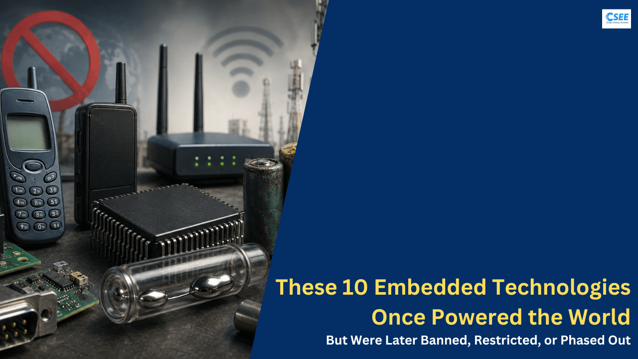 These 10 Embedded Technologies Once Powered the World — But Were Later Banned, Restricted, or Phased Out