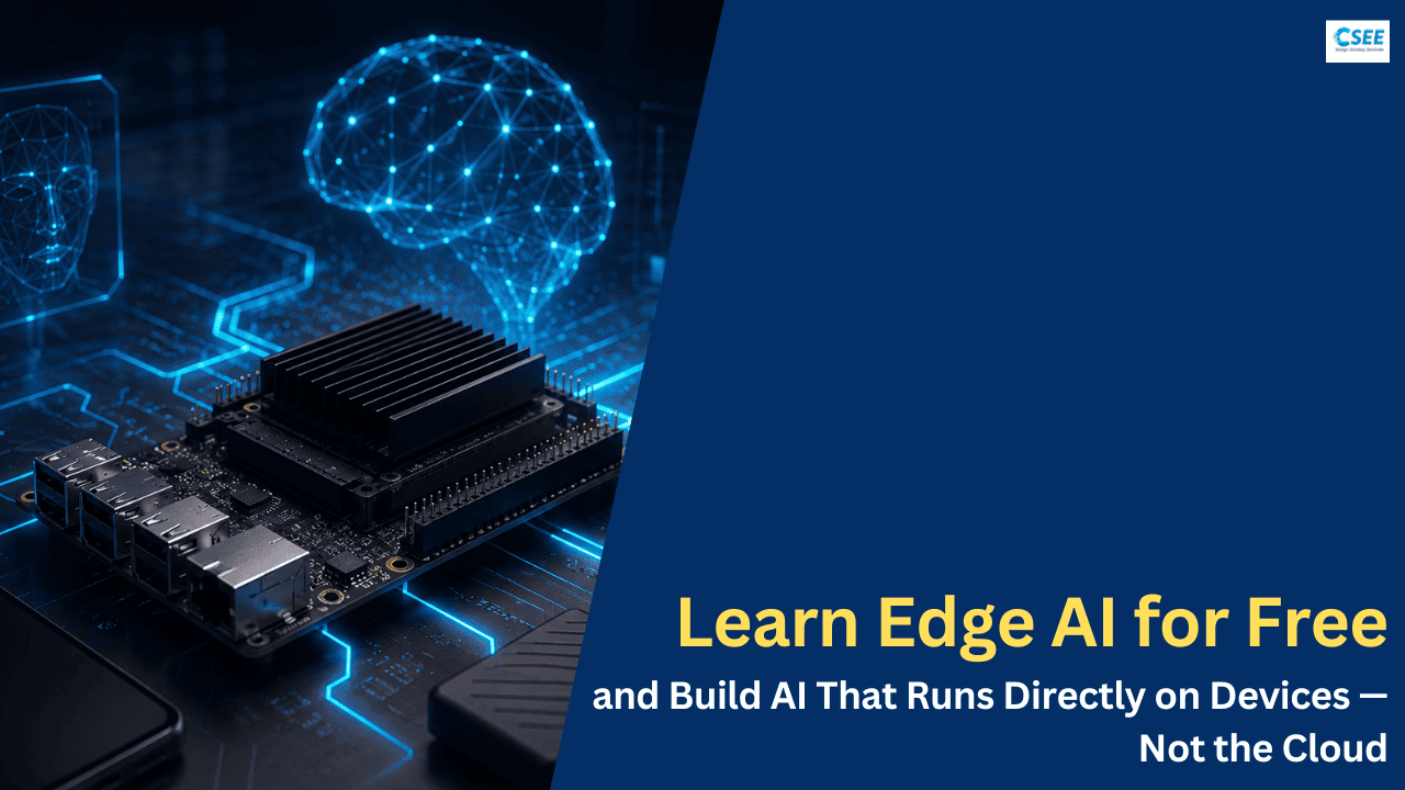 Learn Edge AI for Free and Build AI That Runs Directly on Devices — Not the Cloud
