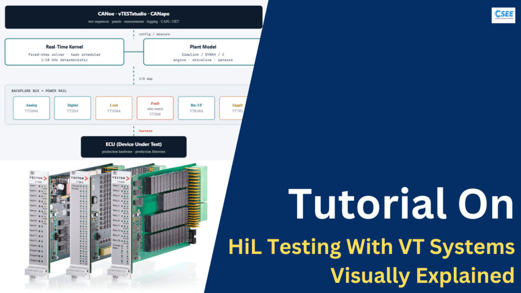 Vector Vt Test Tutorial On HiL Testing With VT Systems Visually Explained - CSEE