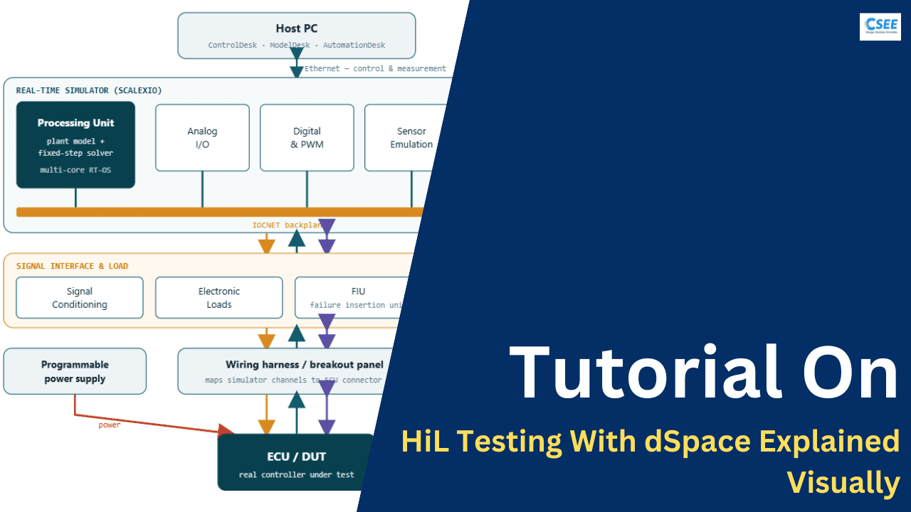 Tutorial On HiL Testing With dSpace Explained Visually