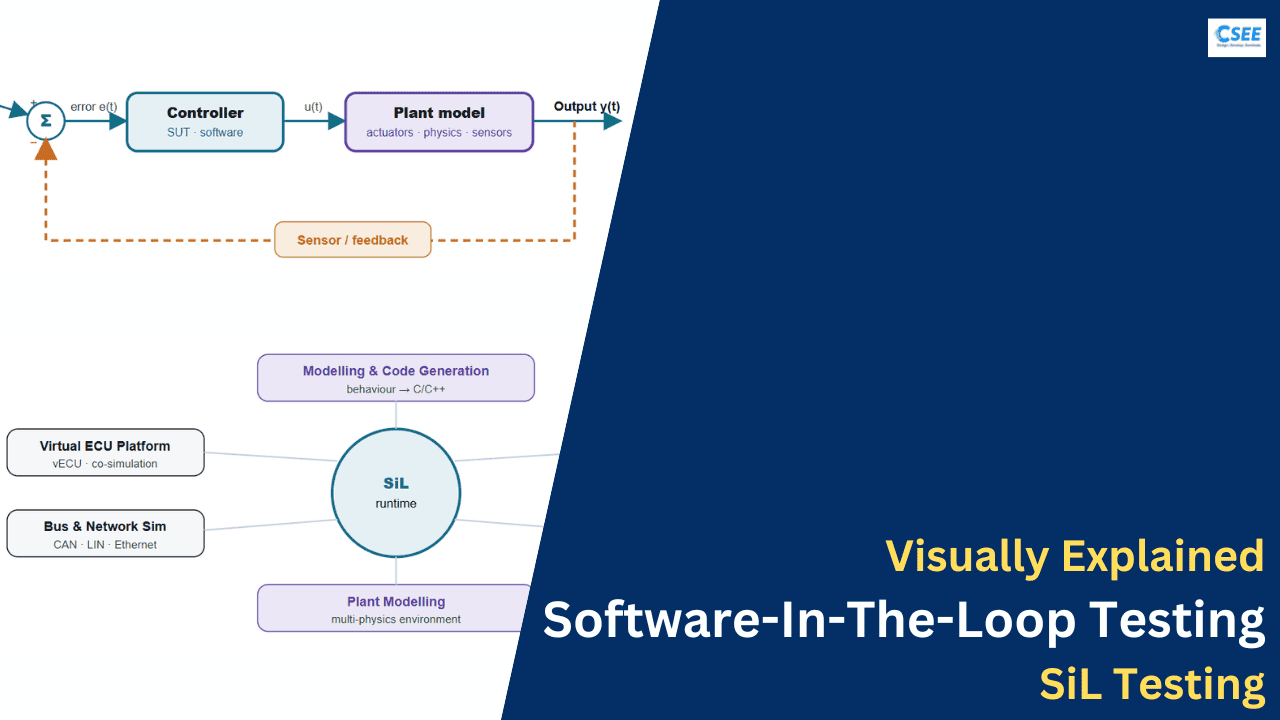 Visually Explained Software-In-The-Loop Testing, SiL Testing