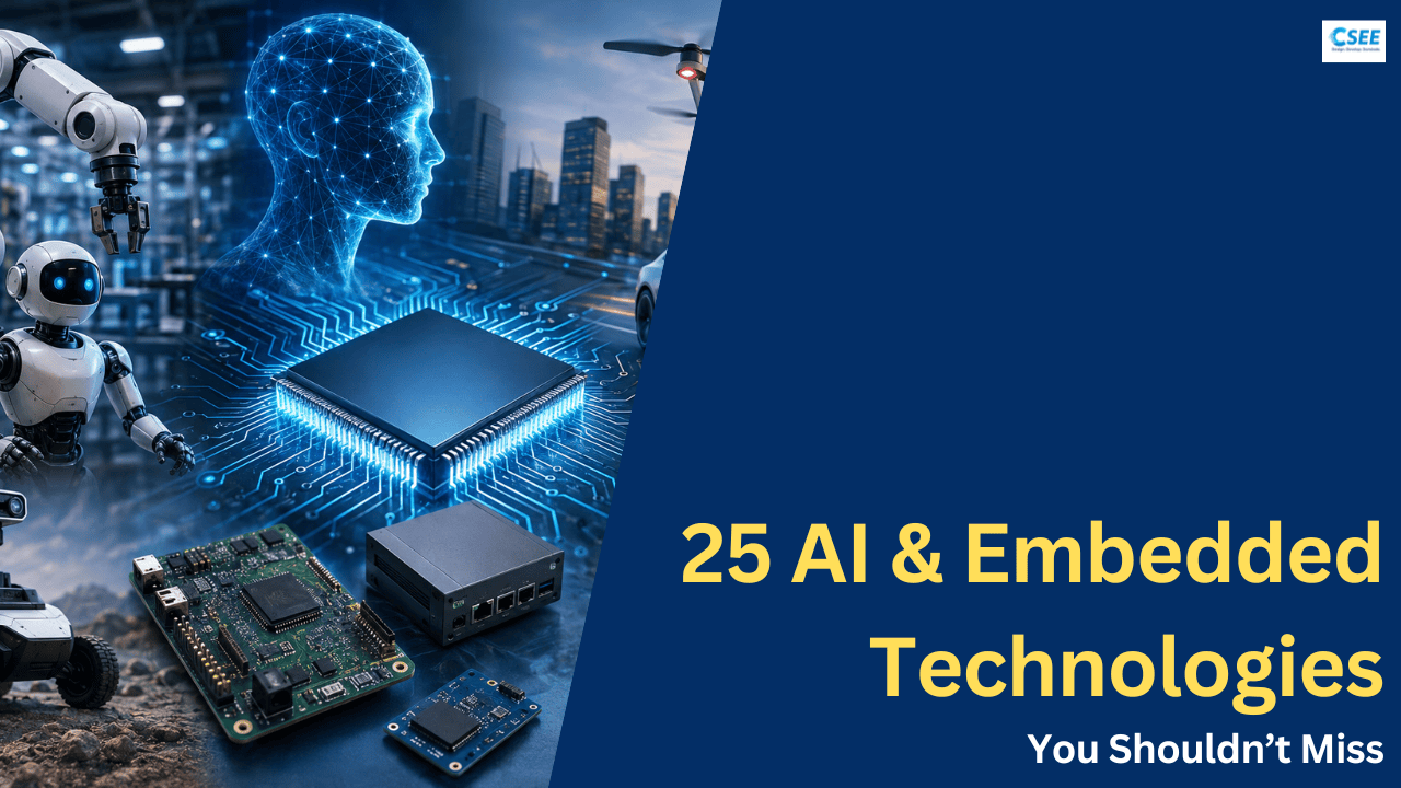25 AI & Embedded Technologies You Shouldn’t Miss
