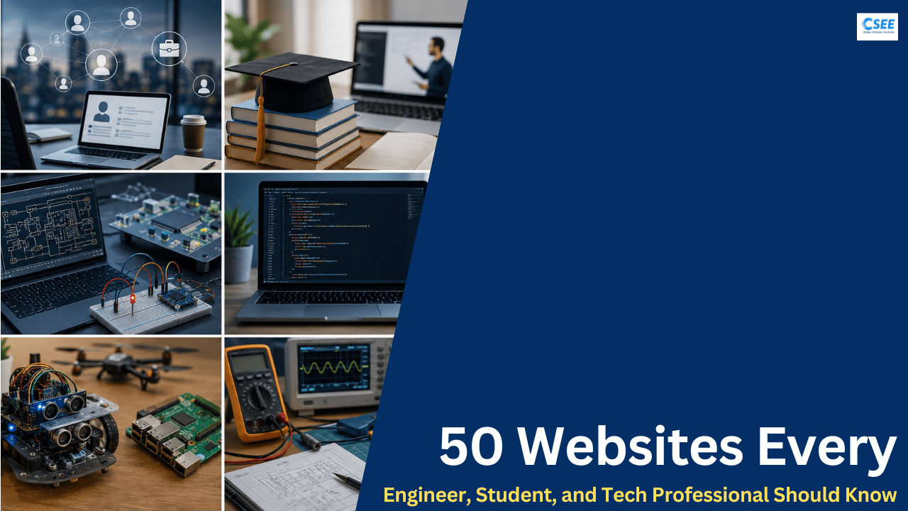 50 Websites Every Engineer, Student, and Tech Professional Should Know