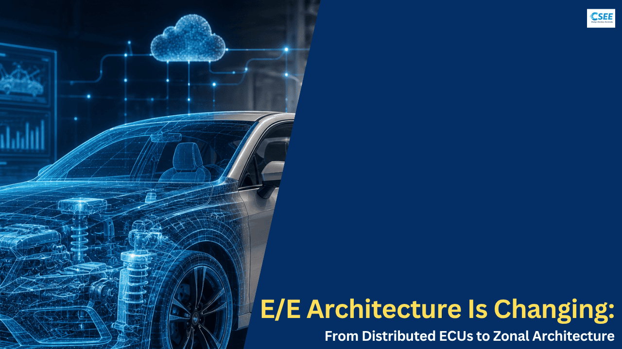 E/E Architecture Is Changing: From Distributed ECUs to Zonal Architecture